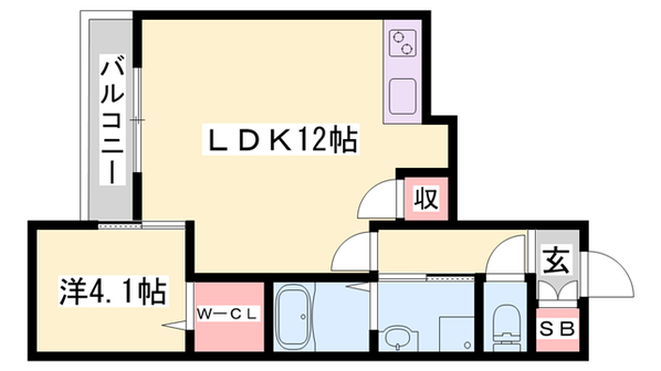 ティーテラスの物件間取画像
